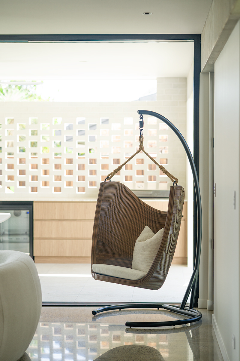Capri Hanging Chair - Antique Brown - Image 2