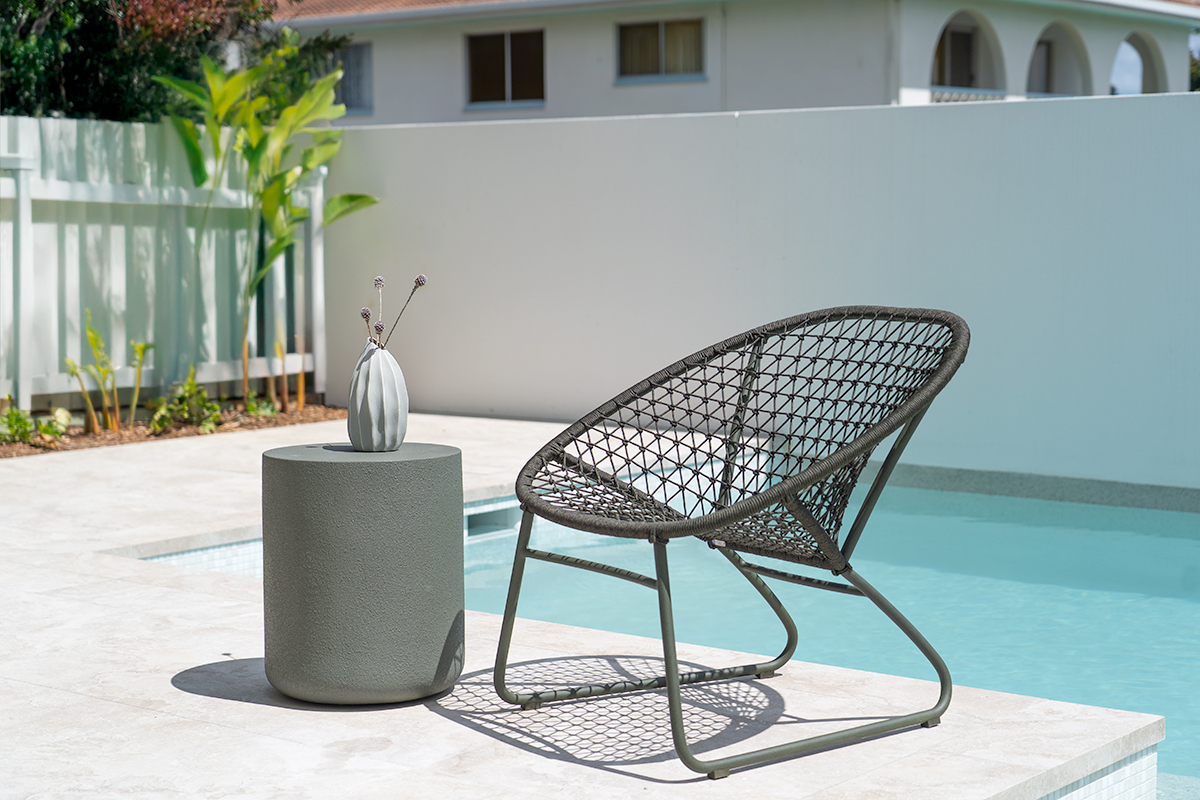 Dune Outdoor Accent Chair - Forest Green - Image 10