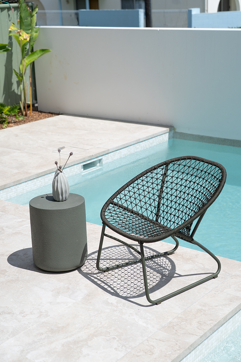 Dune Outdoor Accent Chair - Forest Green - Image 2