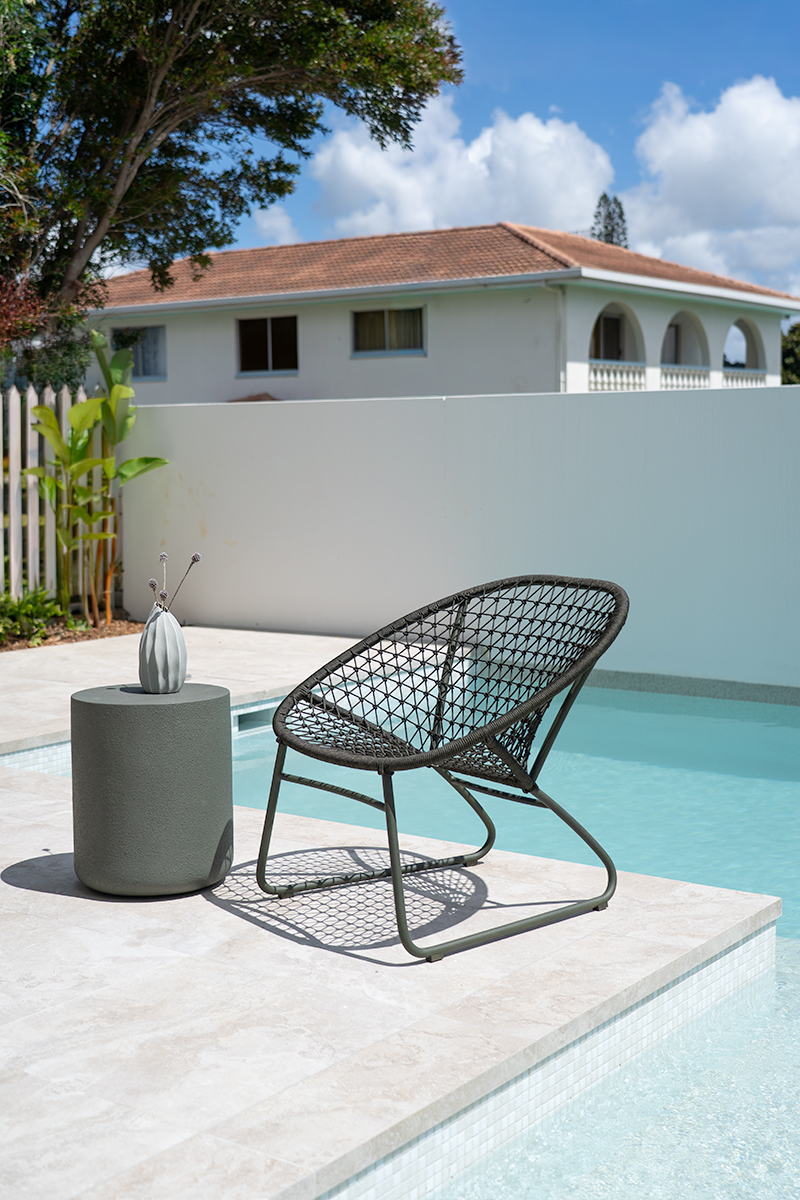 Dune Outdoor Accent Chair - Forest Green - Image 11