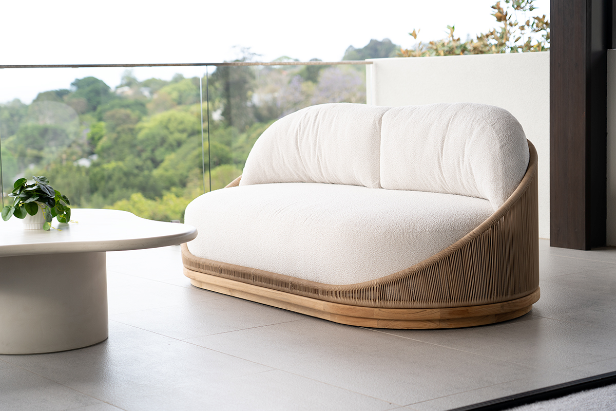 Avoca Outdoor Sofa - 2 Seater - Natural