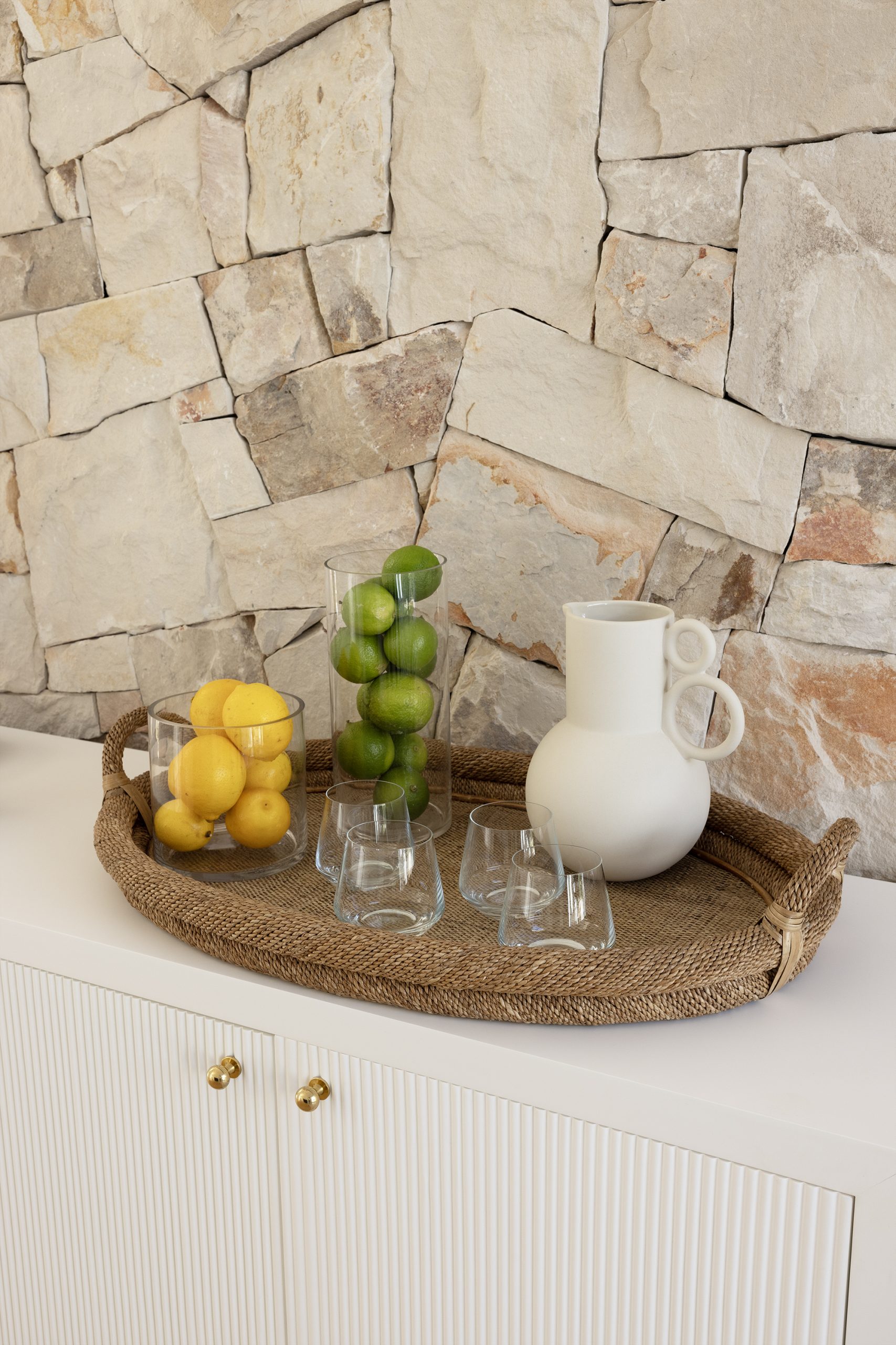 Chloe Natural Rope Oval Tray - Natural - By Serrata Living - Image 7