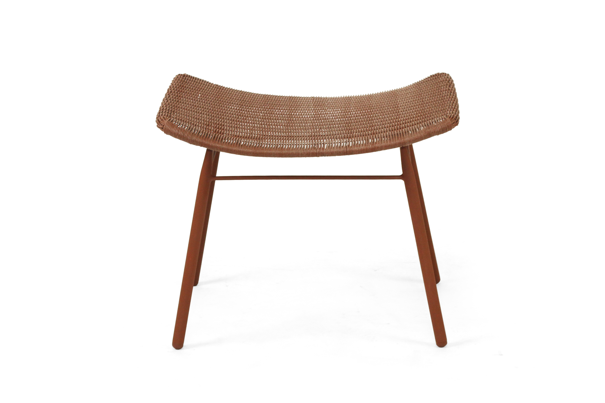Amos Outdoor Footstool - Brique - Image 4