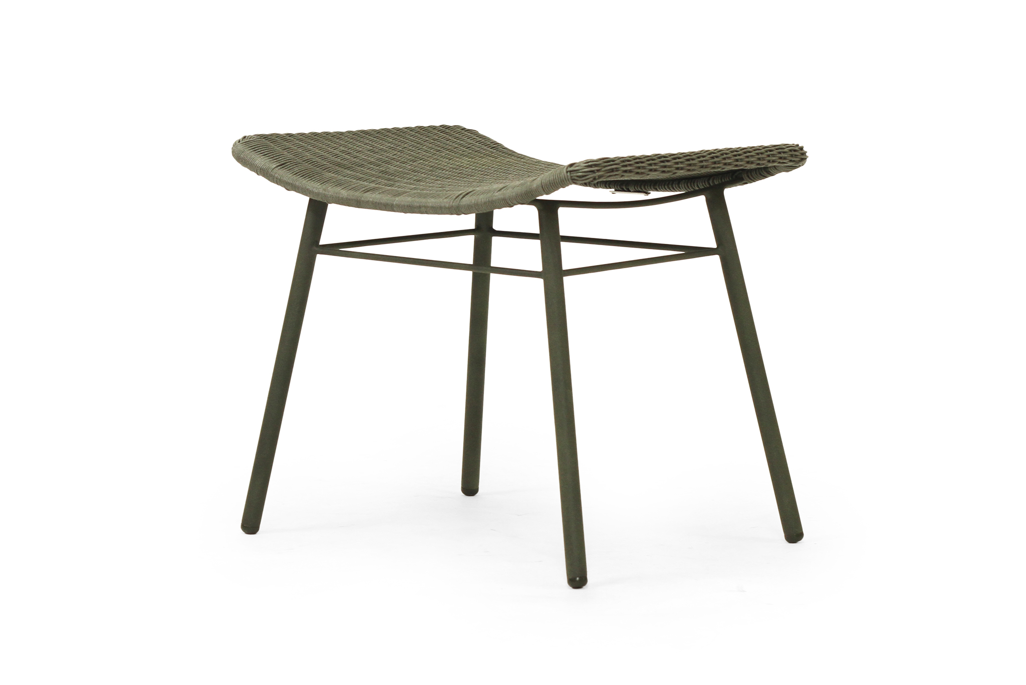 Amos Outdoor Footstool - Moss