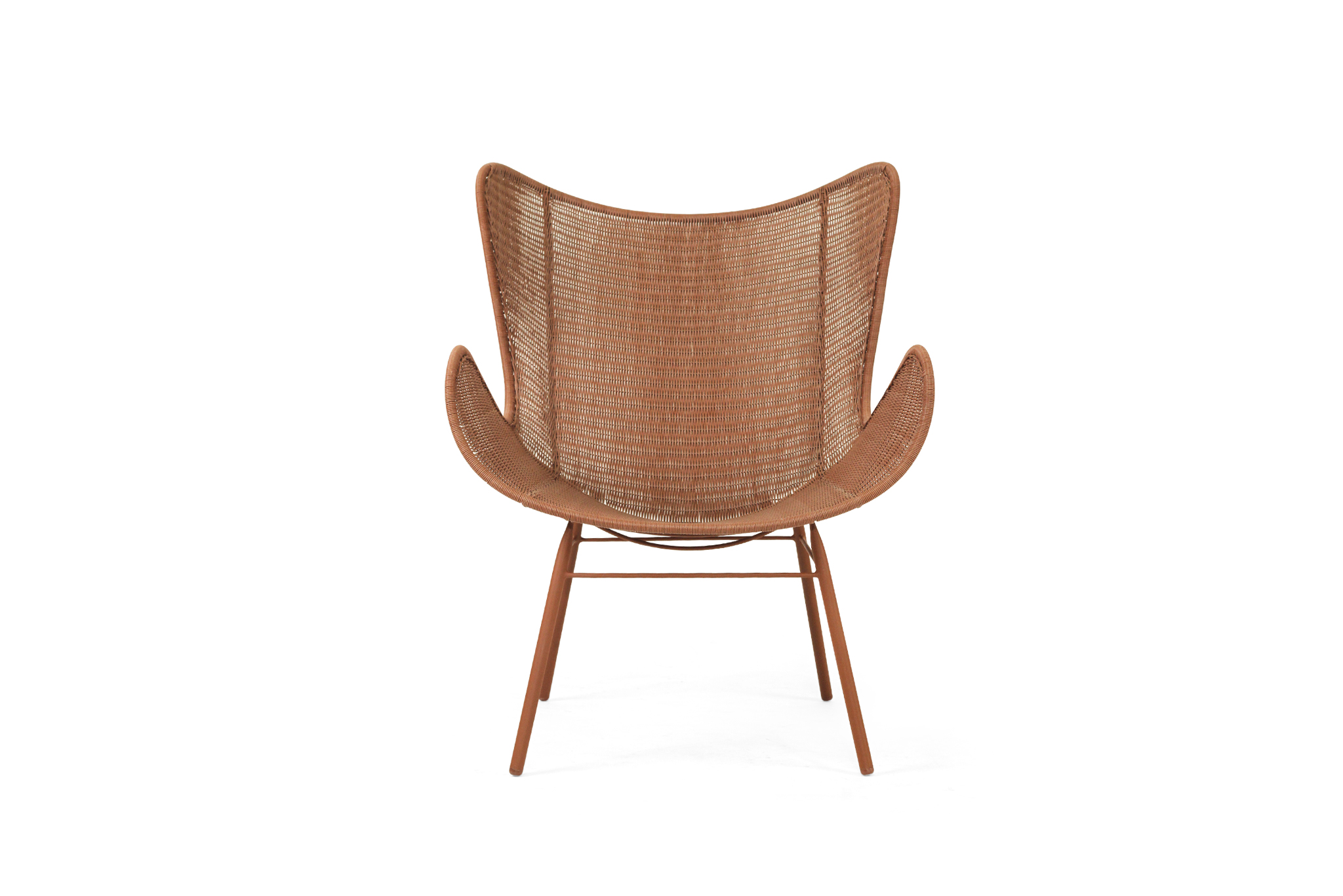 Amos Outdoor Wingchair - Brique - Image 3