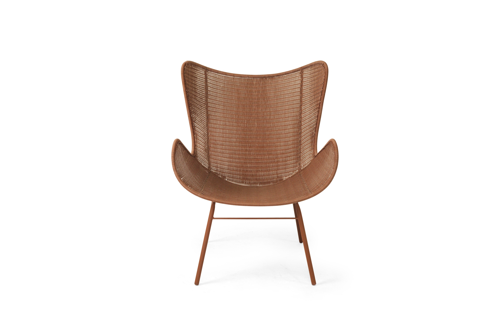 Amos Outdoor Wingchair - Brique - Image 4