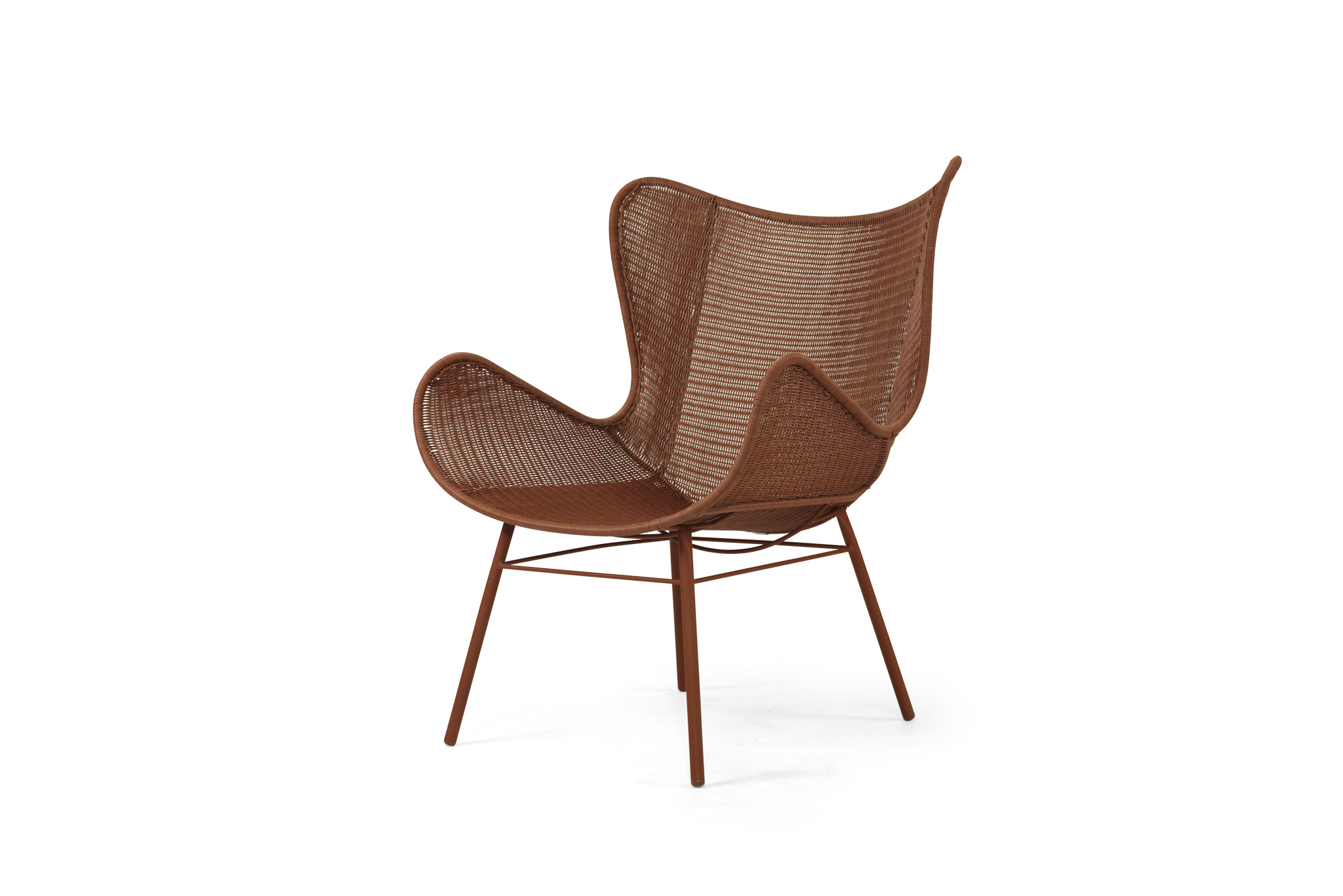 Amos Outdoor Wingchair - Brique