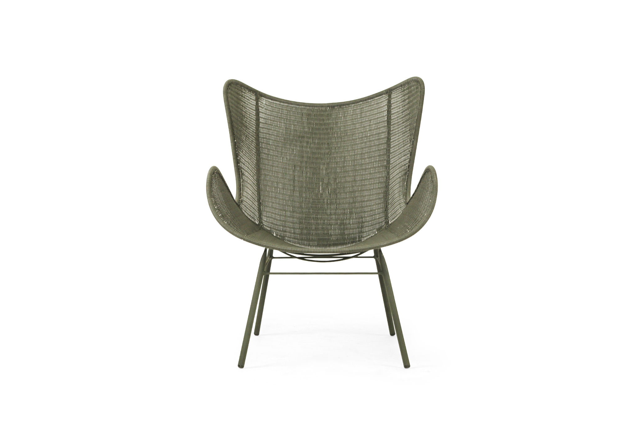 Amos Outdoor Wingchair - Moss - Image 3