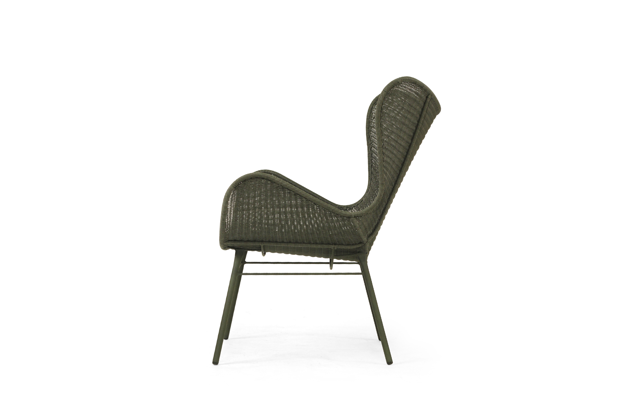Amos Outdoor Wingchair - Moss - Image 5