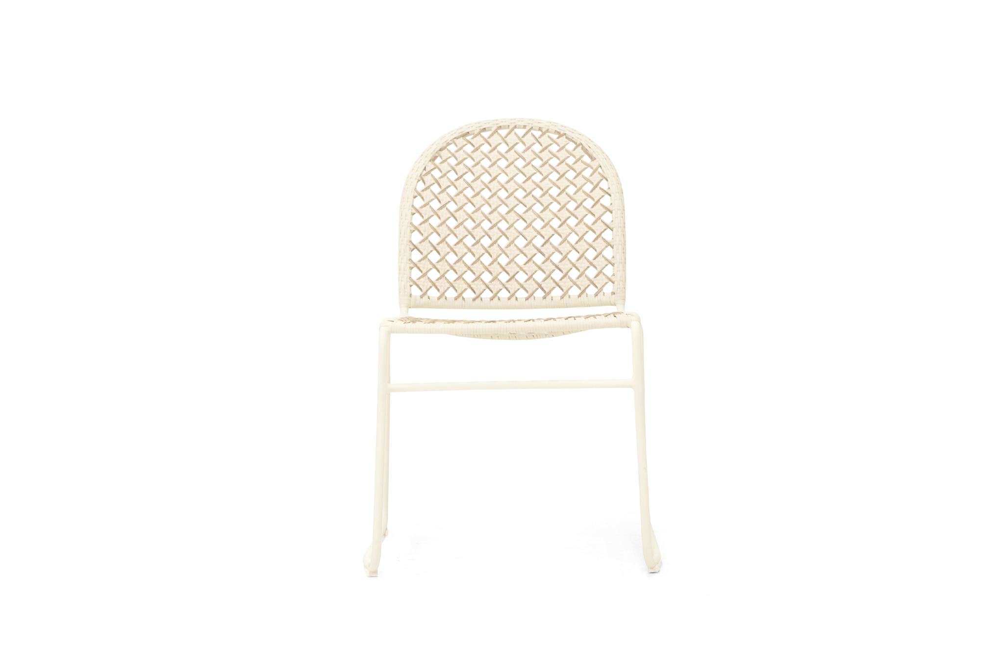 Archer Outdoor Side Chair - Chalk - Image 3