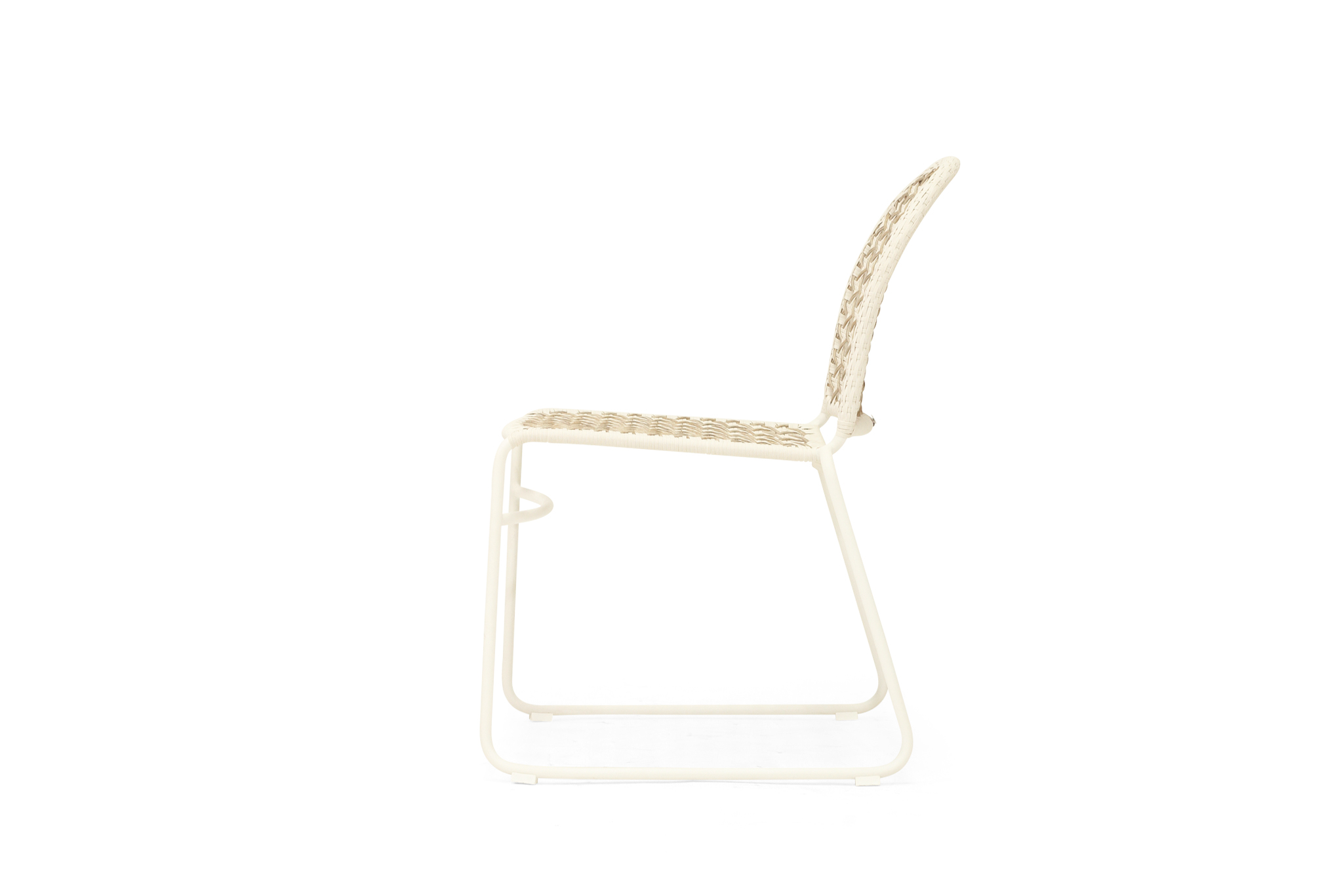 Archer Outdoor Side Chair - Chalk - Image 5