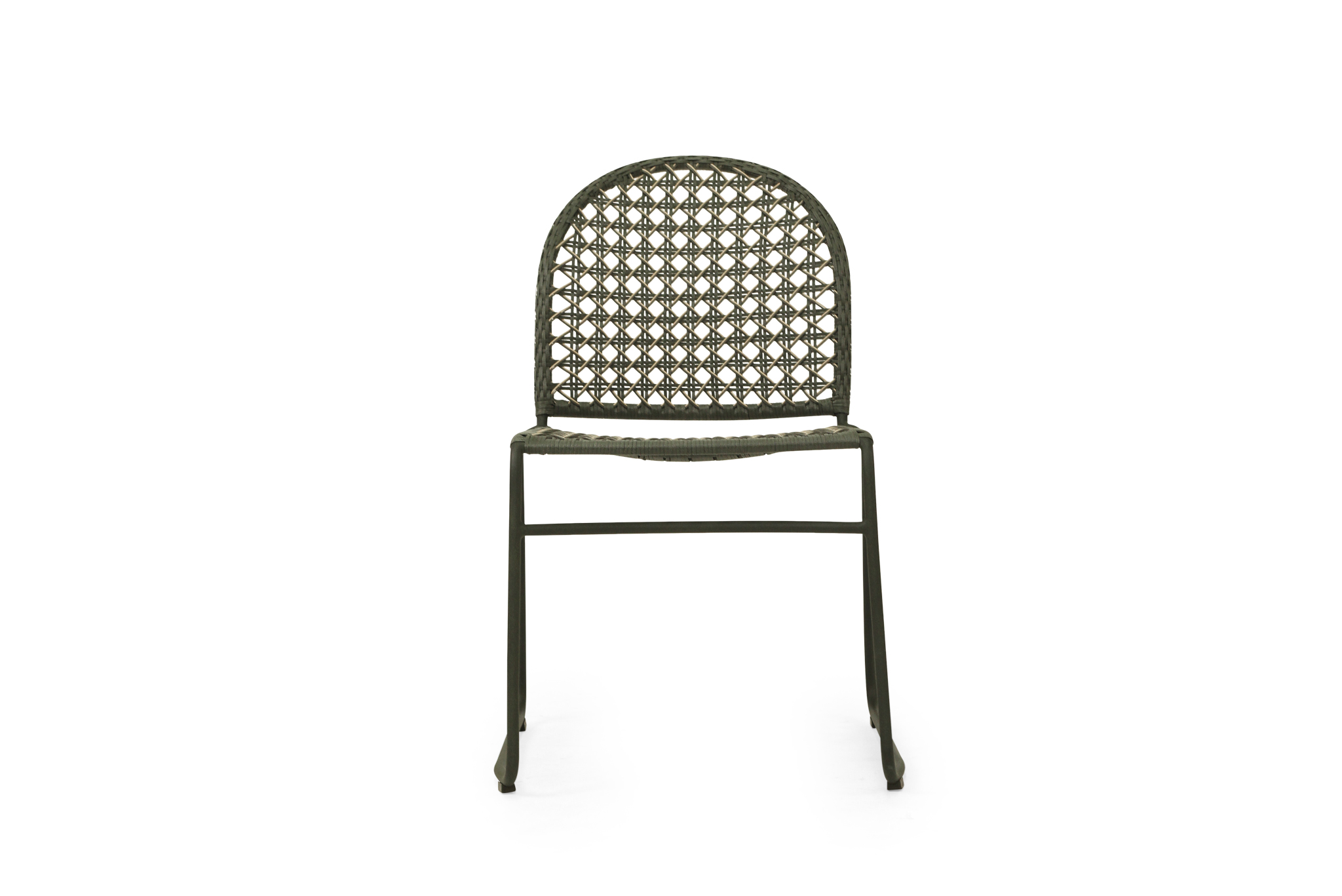 Archer Outdoor Side Chair - Moss - Image 3