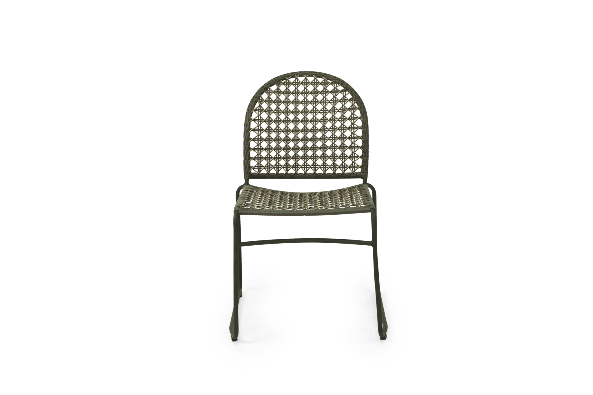 Archer Outdoor Side Chair - Moss - Image 4