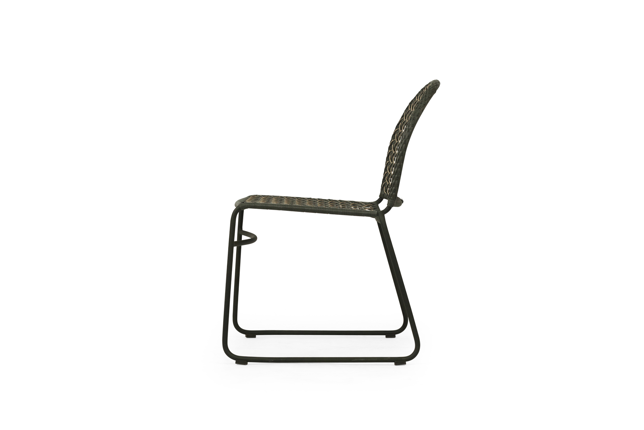 Archer Outdoor Side Chair - Moss - Image 5