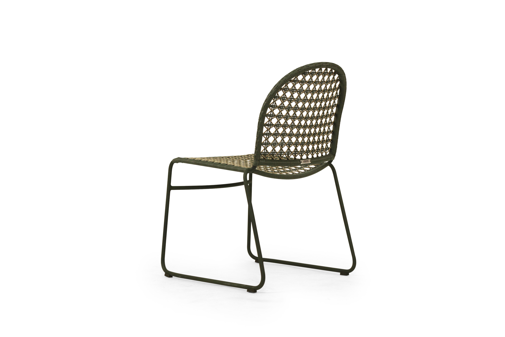 Archer Outdoor Side Chair - Moss - Image 6