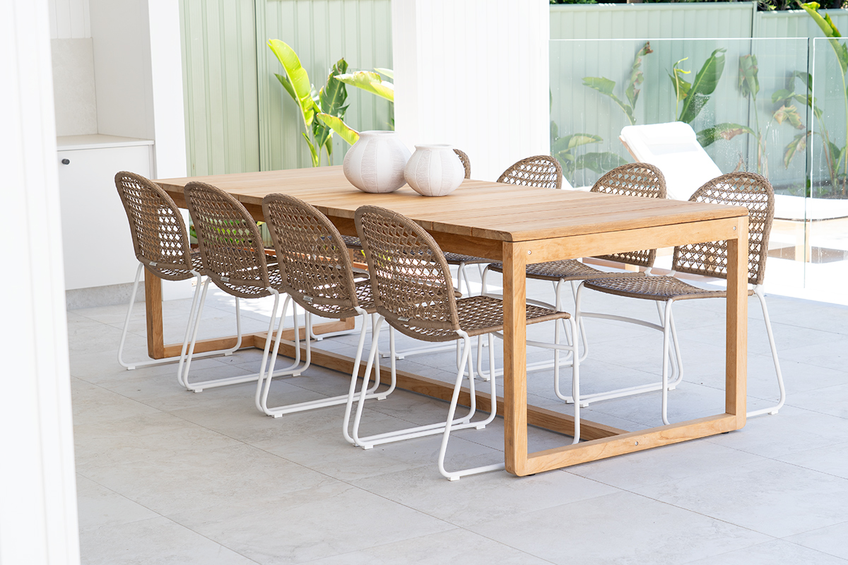 Archer Outdoor Side Chair - Natural - Image 14