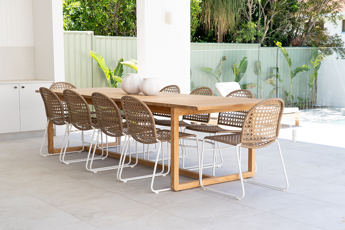 Archer Outdoor Side Chair - Natural - Image 17