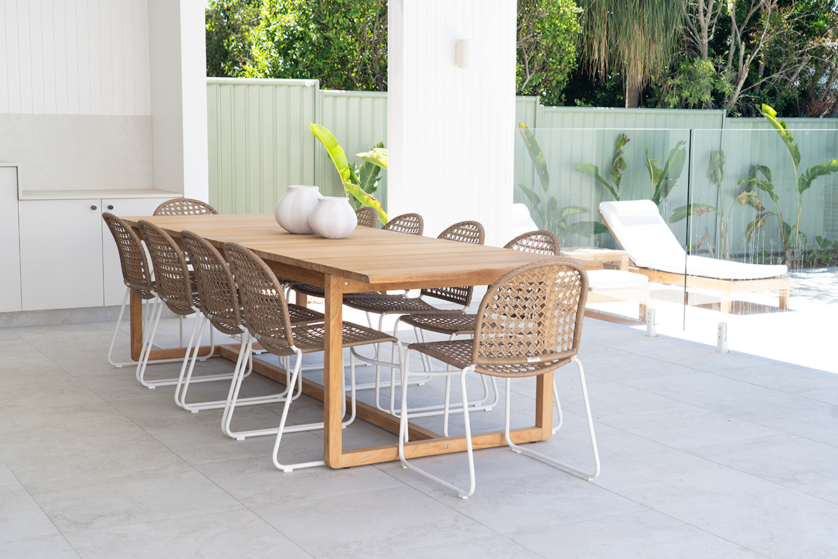 Archer Outdoor Side Chair - Natural - Image 19