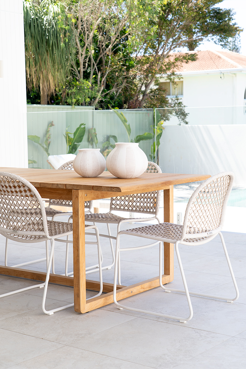 Archer Outdoor Side Chair - Chalk - Image 12