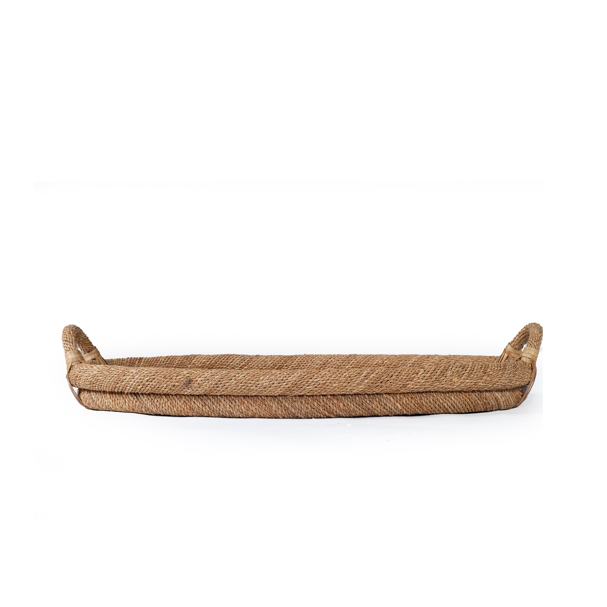 Chloe Natural Rope Oval Tray - Natural - By Serrata Living - Image 3