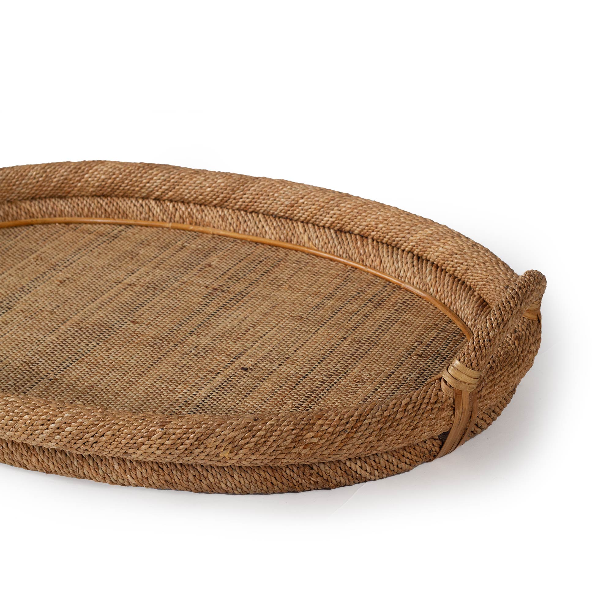 Chloe Natural Rope Oval Tray - Natural - By Serrata Living - Image 6