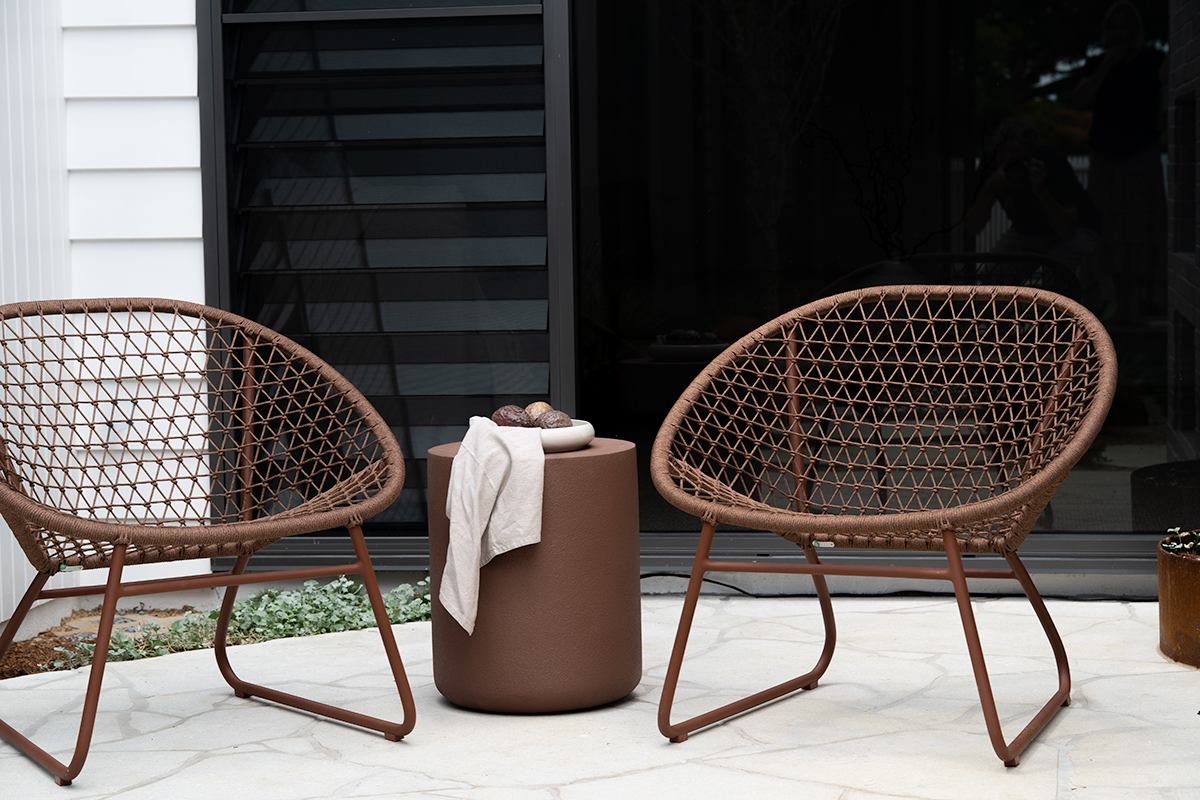 Dune Outdoor Accent Chair - Brique - Image 2