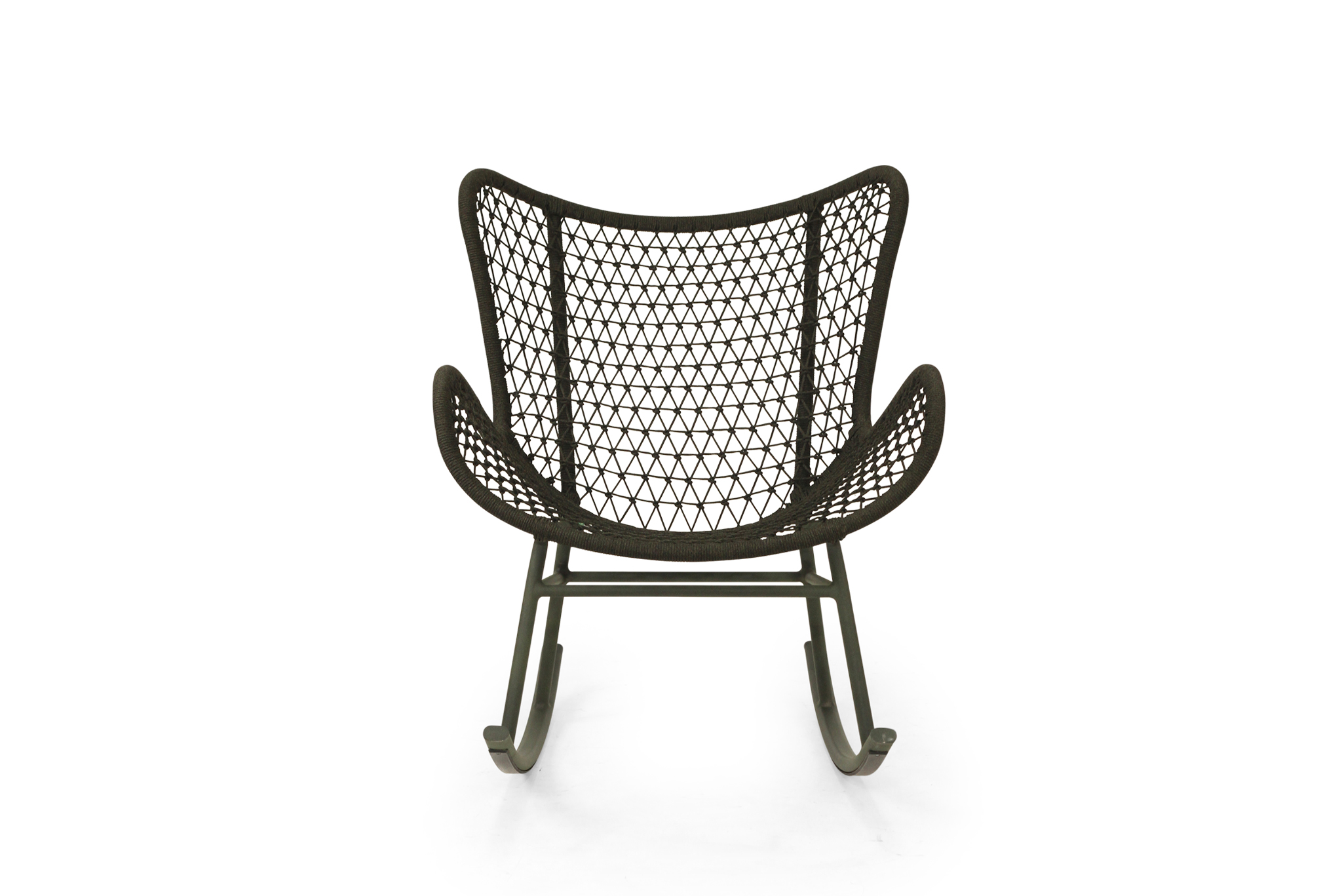 Harper Outdoor Rocking Chair - Forest Green - Image 4