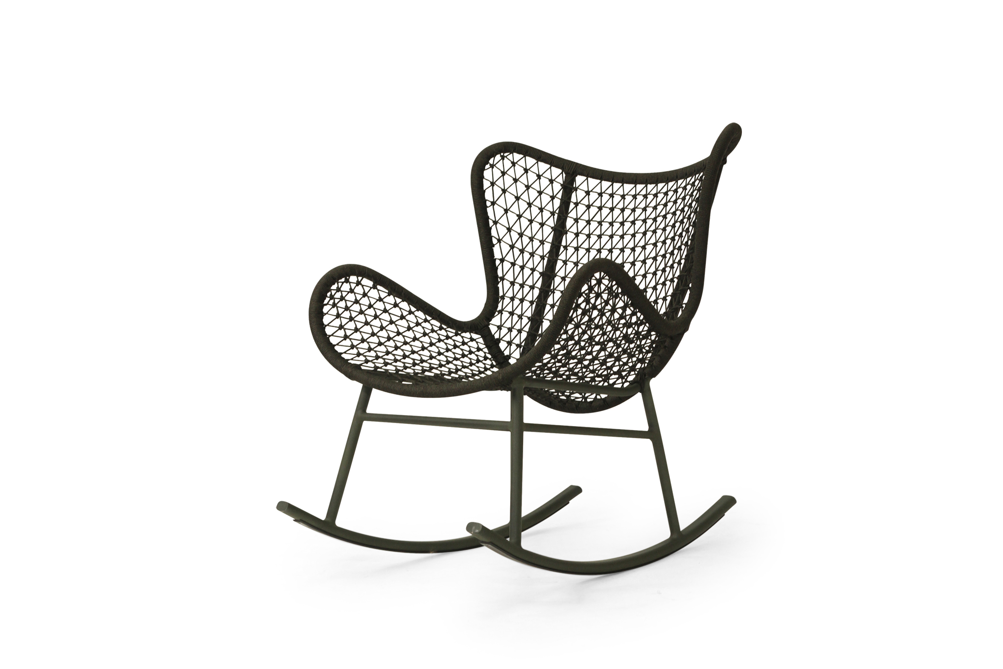 Harper Outdoor Rocking Chair - Forest Green