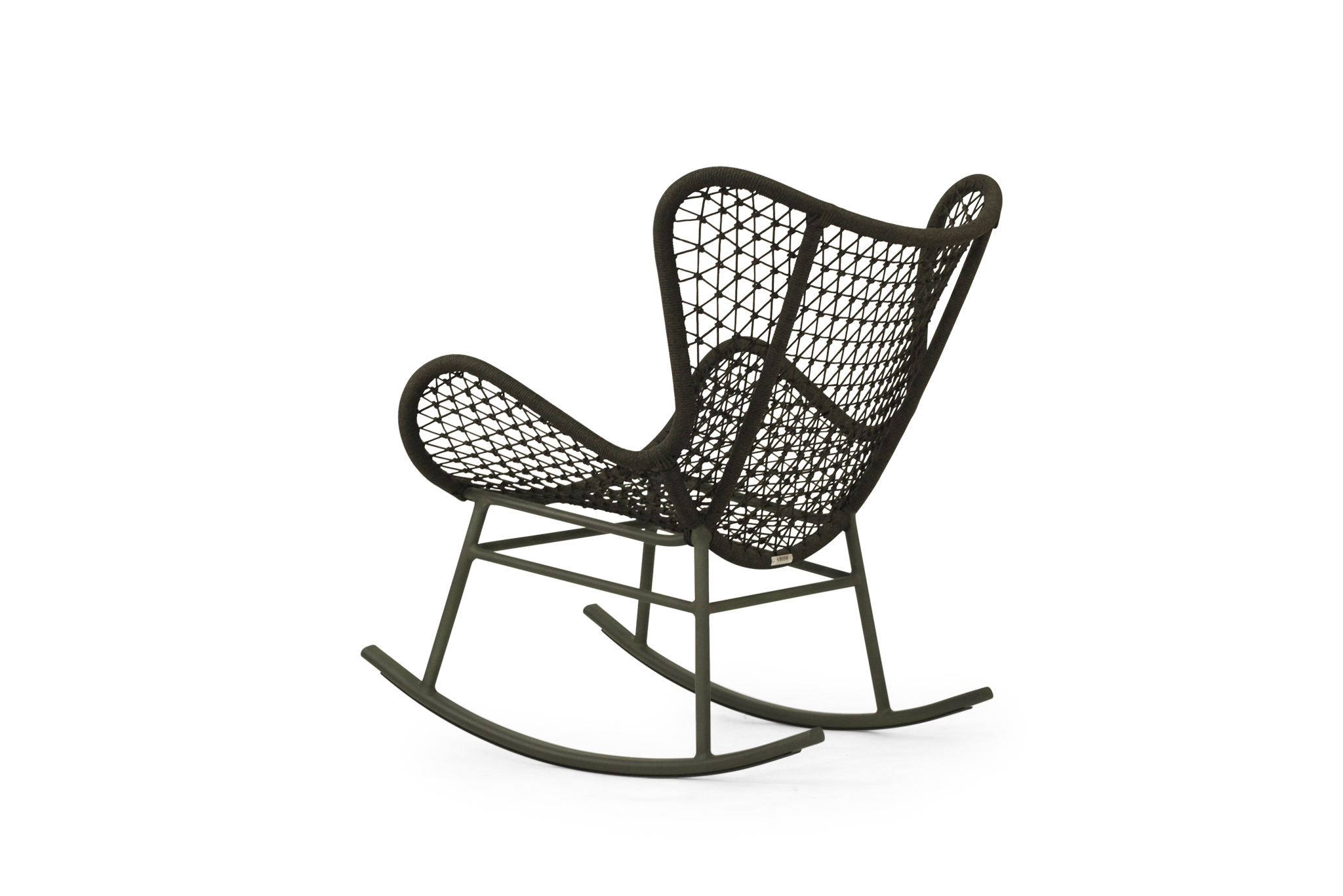 Harper Outdoor Rocking Chair - Forest Green - Image 6