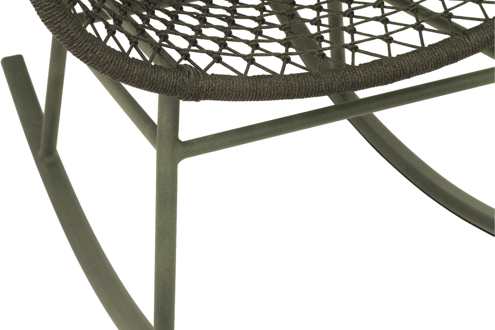 Harper Outdoor Rocking Chair - Forest Green - Image 9