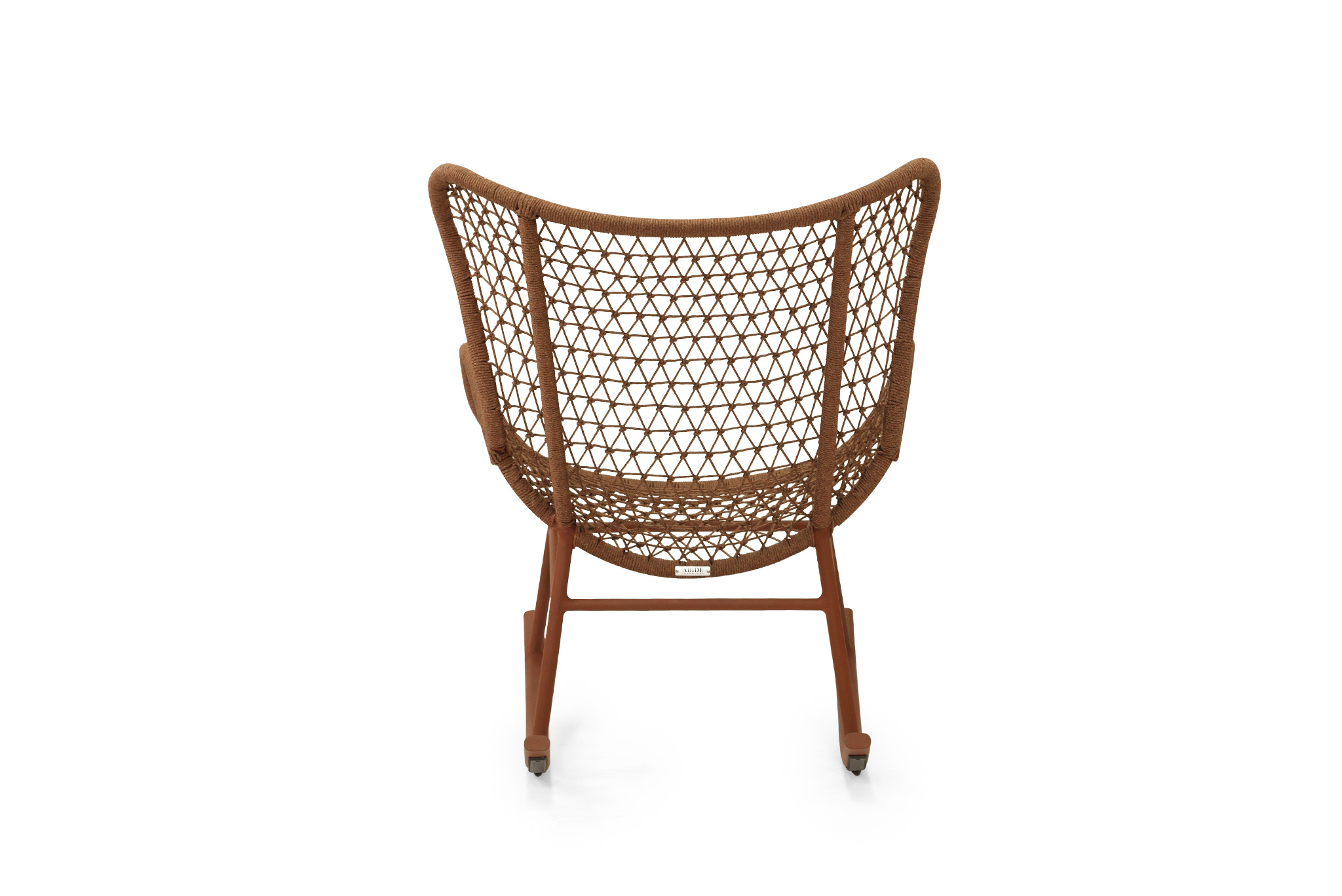 Harper Outdoor Rocking Chair - Brique - Image 7