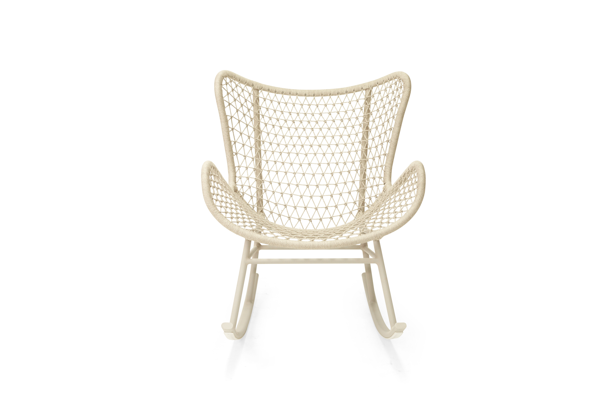Harper Outdoor Rocking Chair - Greige - Image 3