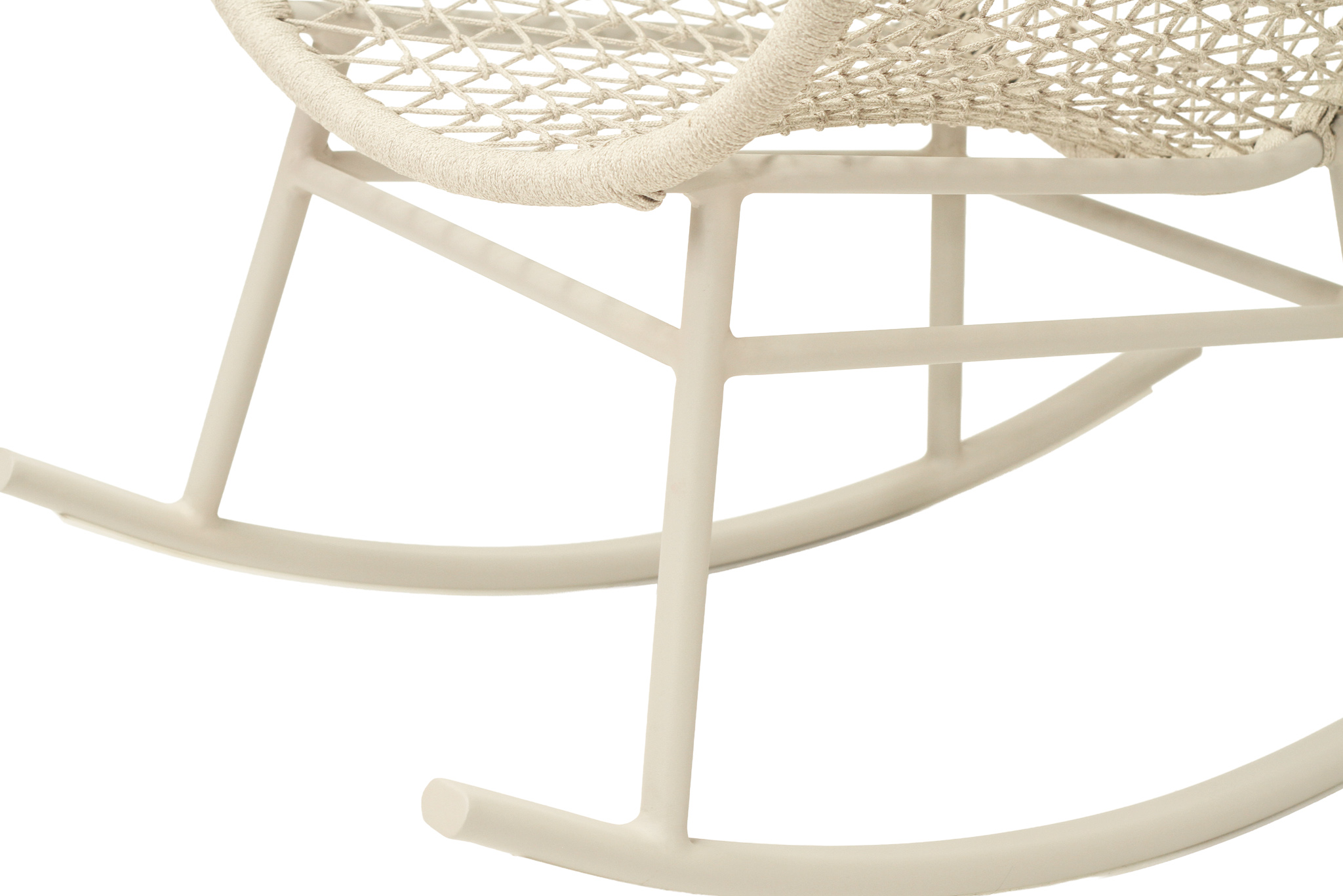 Harper Outdoor Rocking Chair - Greige - Image 11