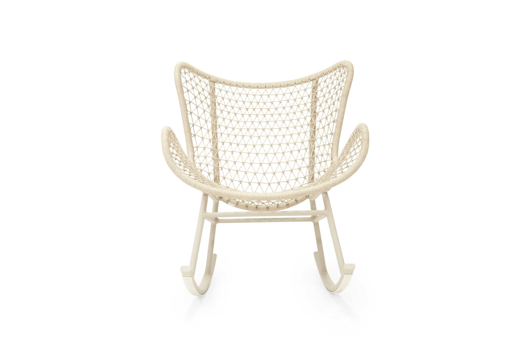 Harper Outdoor Rocking Chair - Greige - Image 4