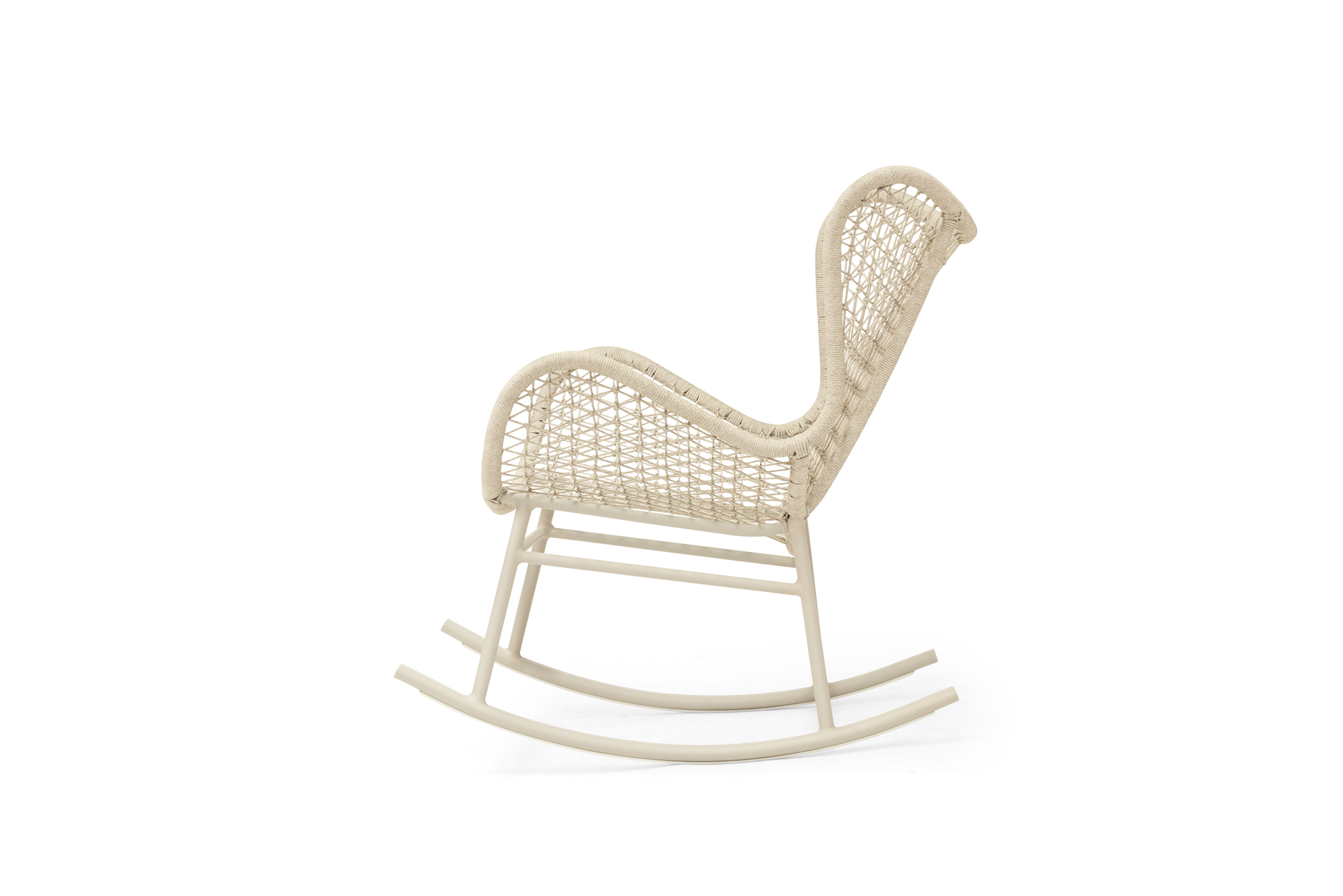 Harper Outdoor Rocking Chair - Greige - Image 5