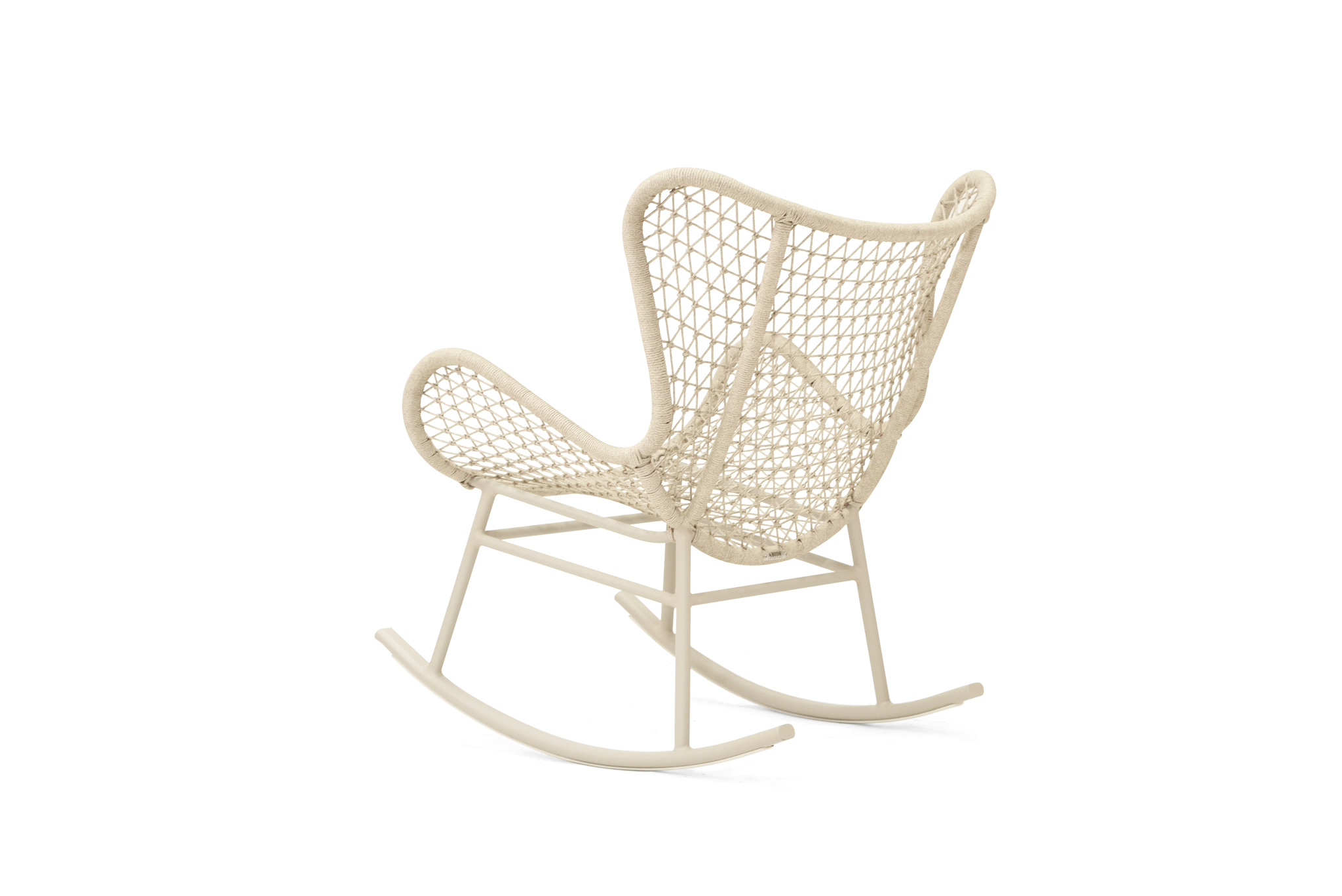 Harper Outdoor Rocking Chair - Greige - Image 6