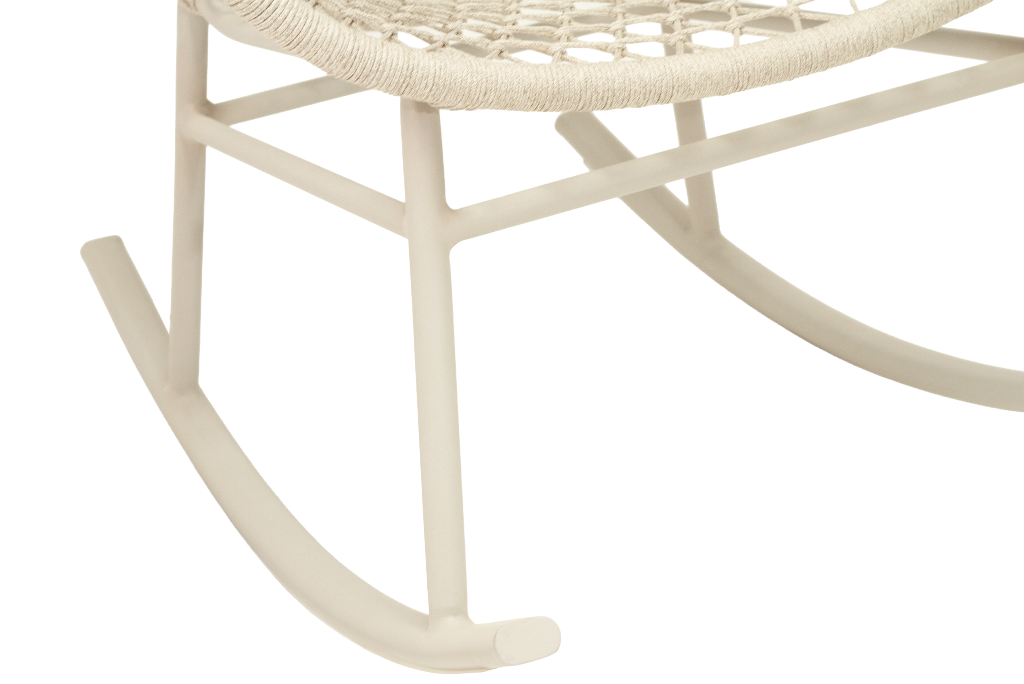 Harper Outdoor Rocking Chair - Greige - Image 9