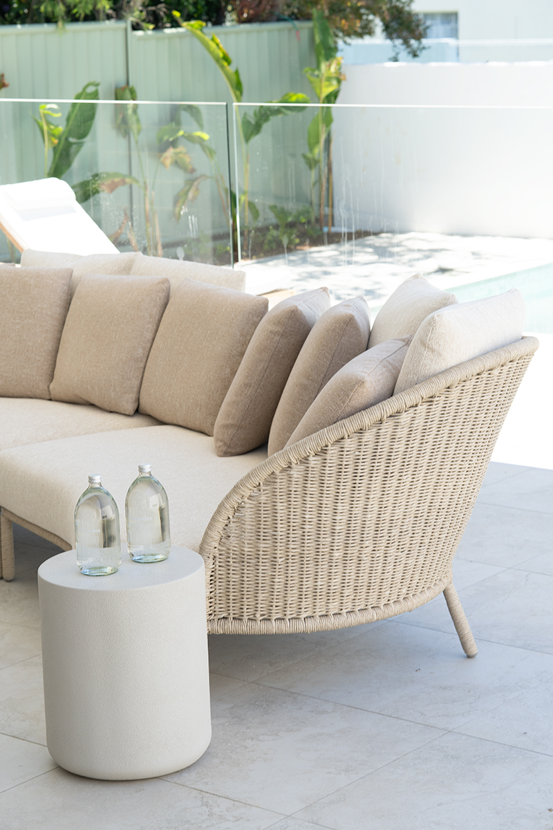 Terra Outdoor SideTable - White Onyx - Image 6