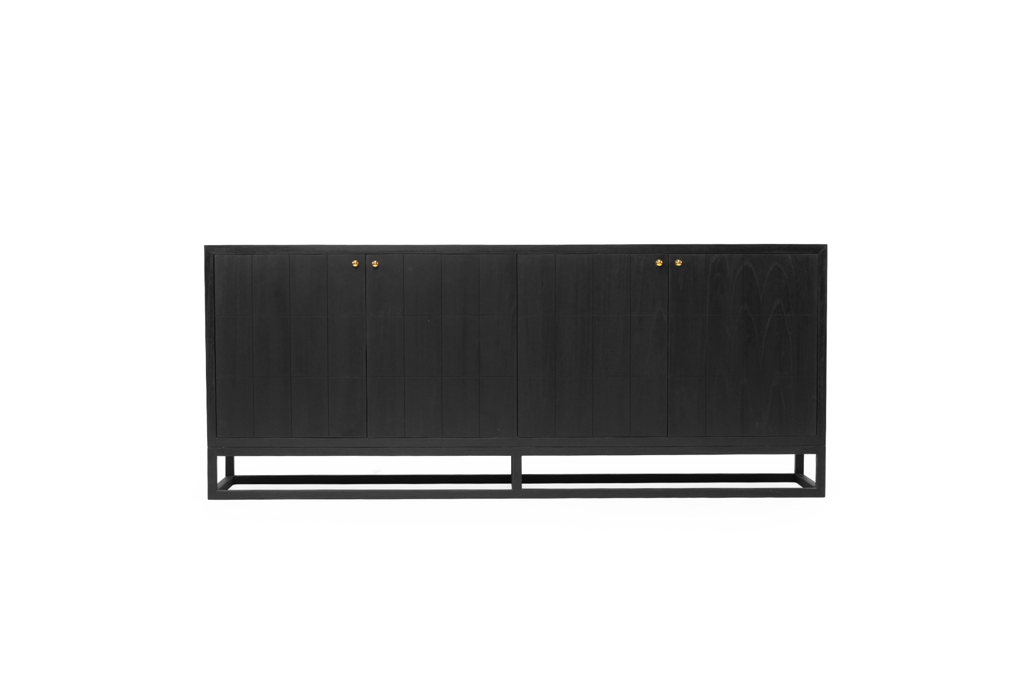 Lisette Four Door Sideboard - Black