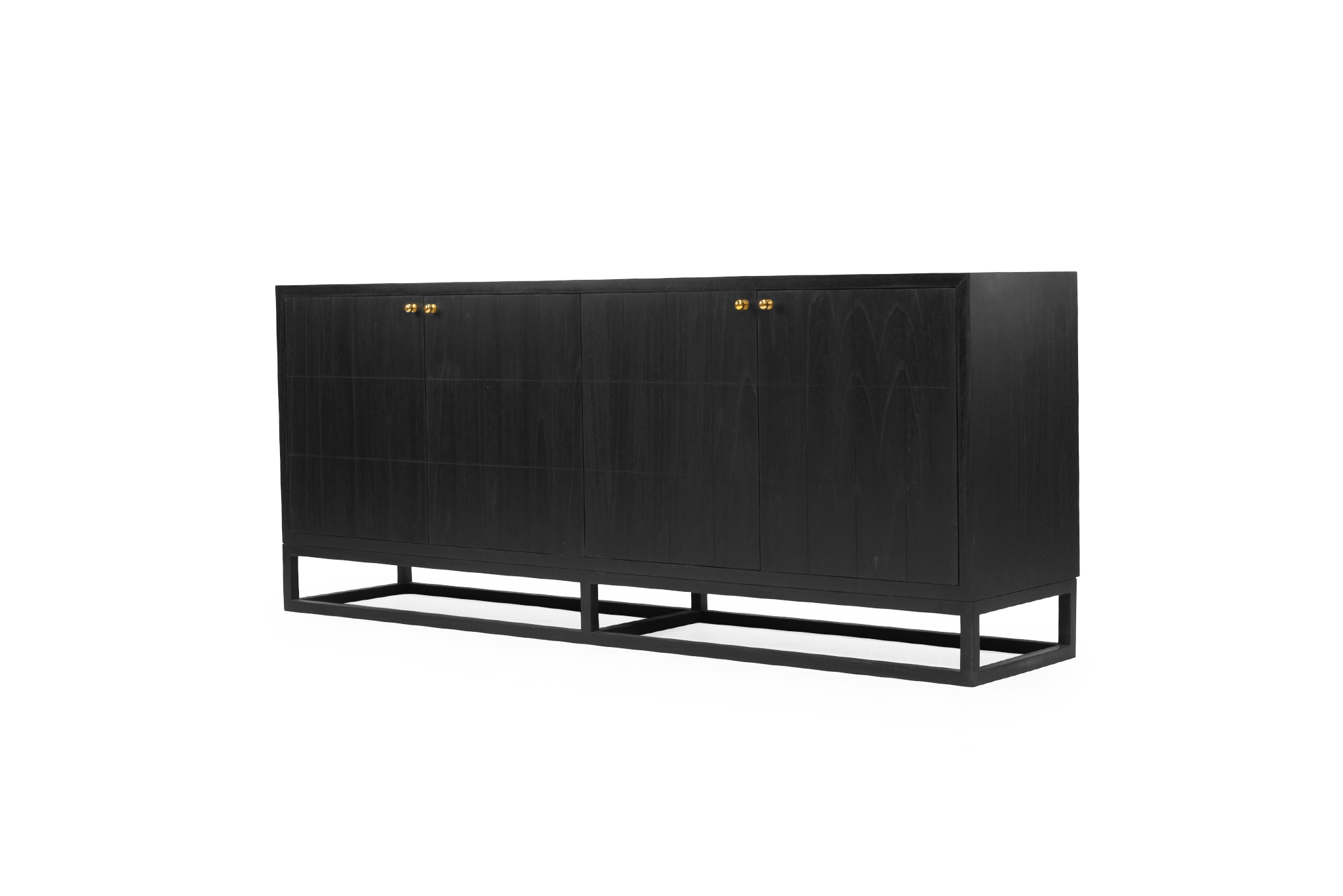 Lisette Four Door Sideboard - Black - Image 5