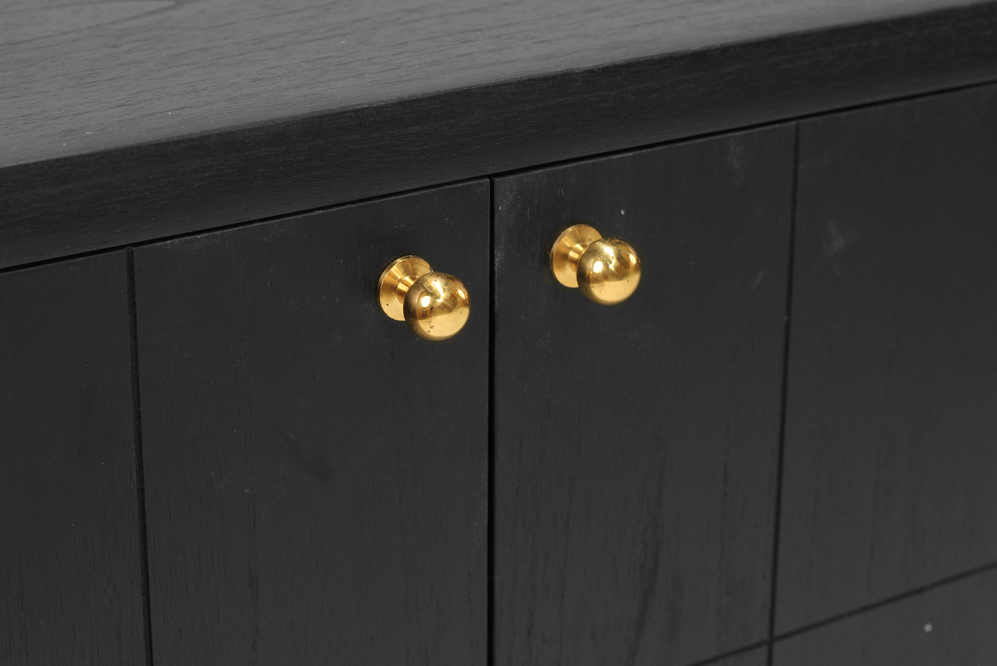 Lisette Four Door Sideboard - Black - Image 3
