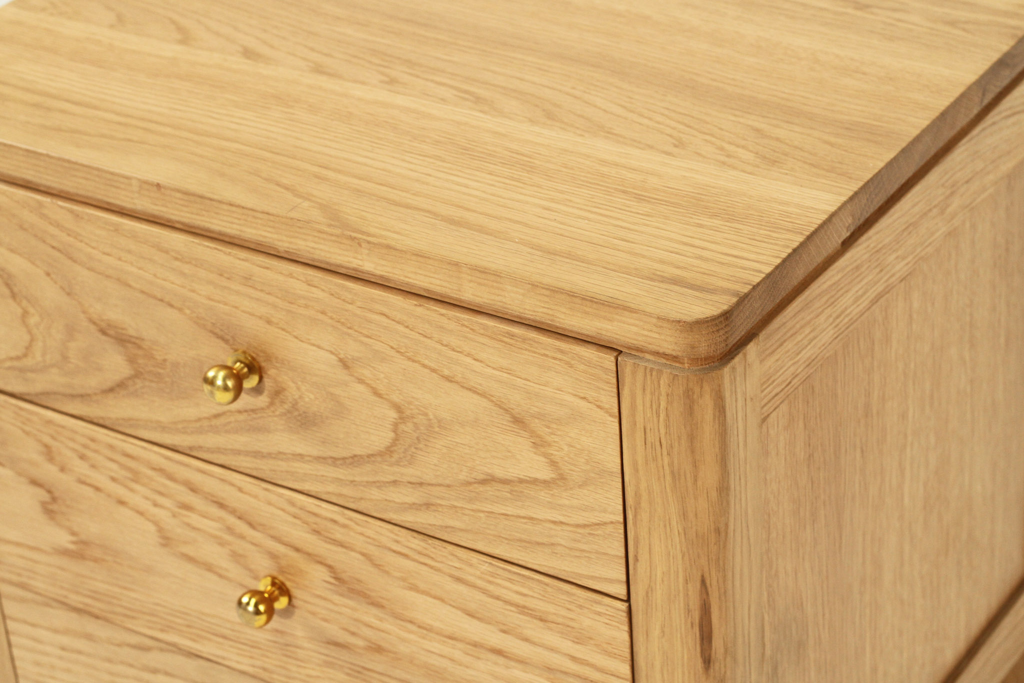 Cora Bedside Table- 3 Drawer - Natural - Image 16
