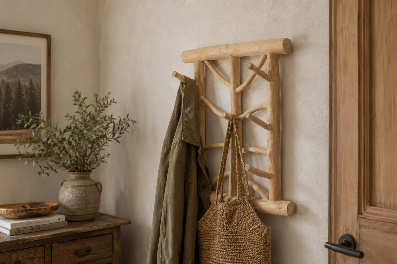 Lombok Wall Rack - 6 Peg - Image 2