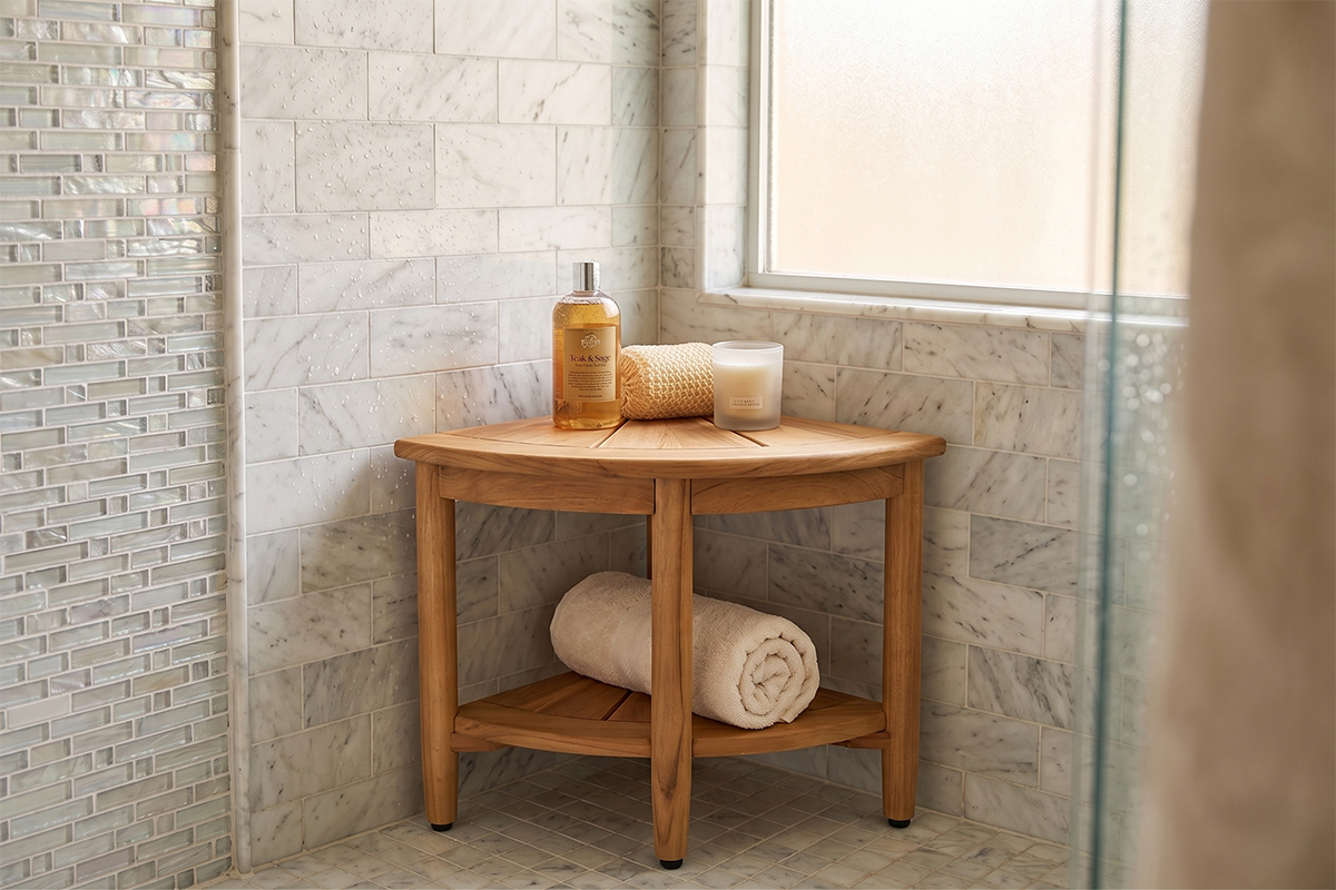 Ofuro Corner Stool - Image 8