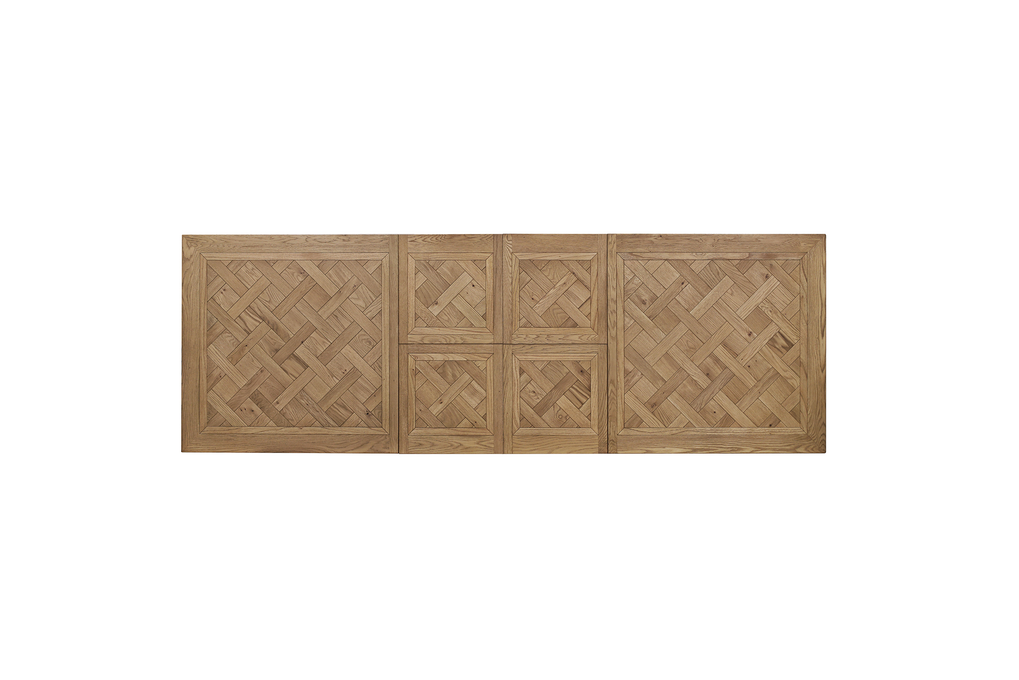 Ascot Extension Dining Table - 210/310cm - Natural Oak - Parquetry Finish - Image 5