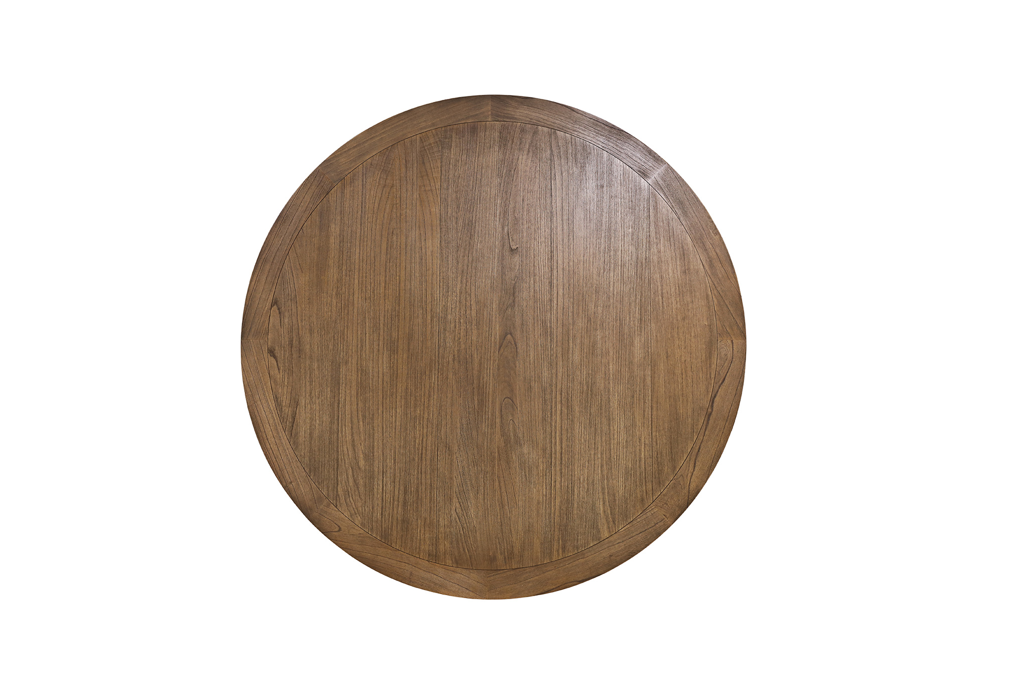 Ascot Round Dining Table - 180cm - Brushed Brown Nut - Image 3