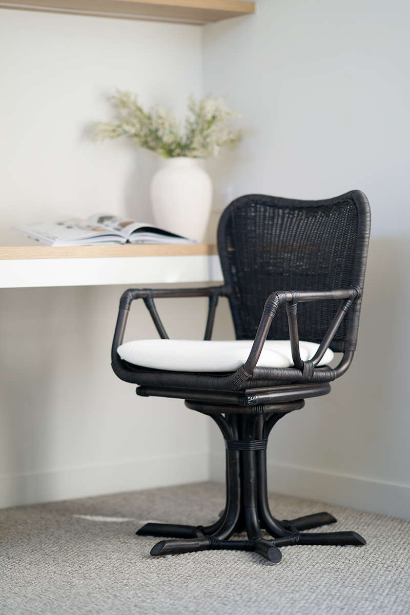 Carla Swivel Armchair - Black - Image 2