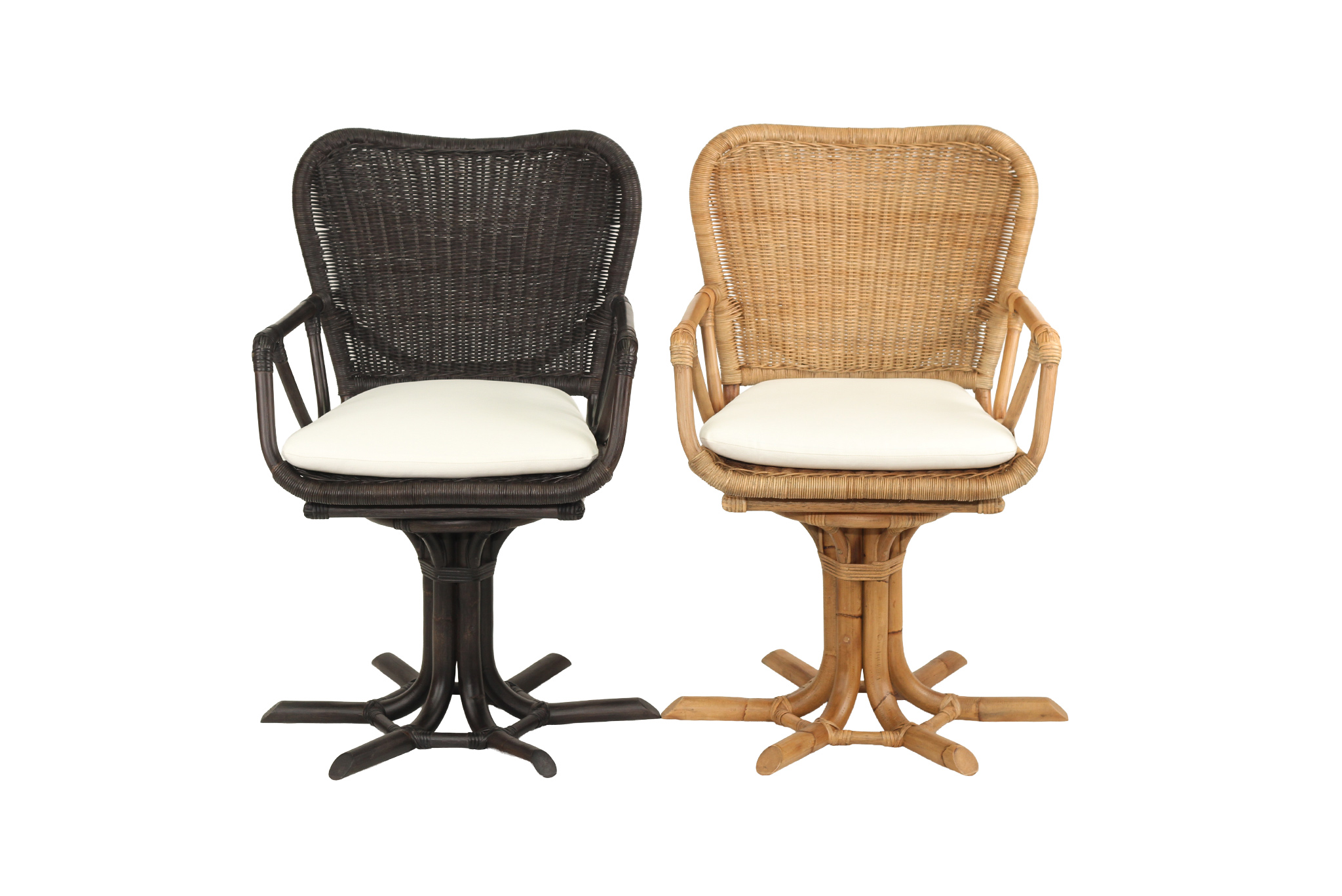 Carla Swivel Armchair - Black - Image 11
