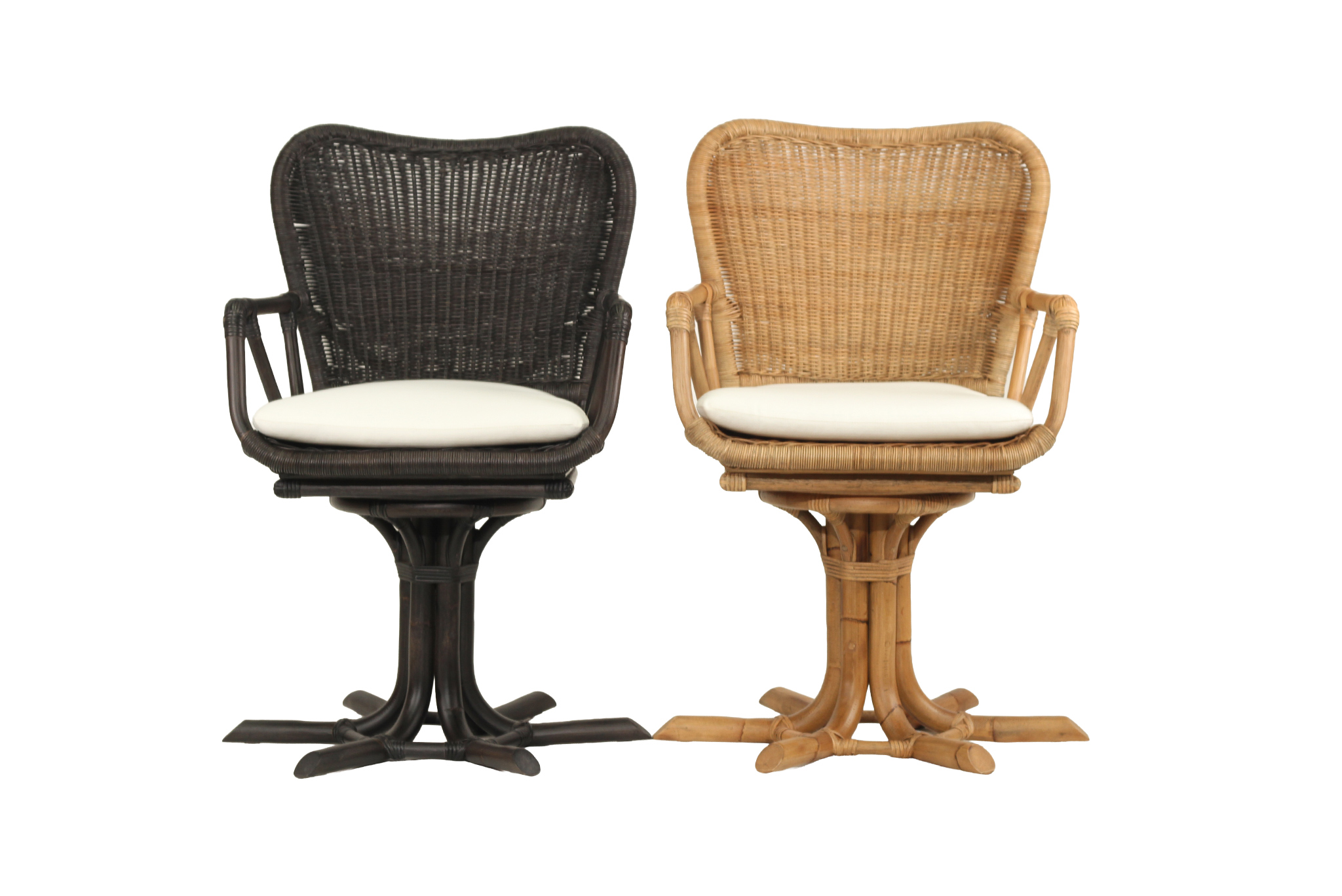 Carla Swivel Armchair - Black - Image 12