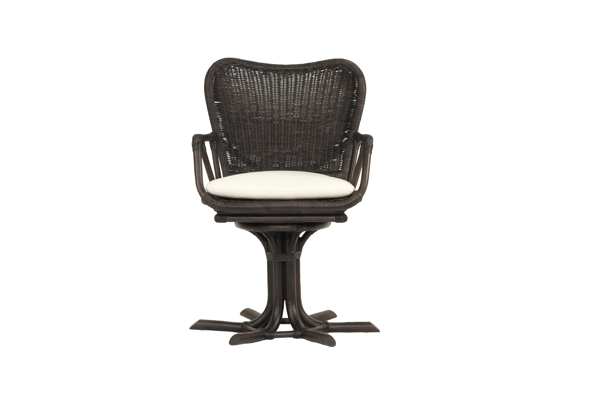 Carla Swivel Armchair - Black - Image 4